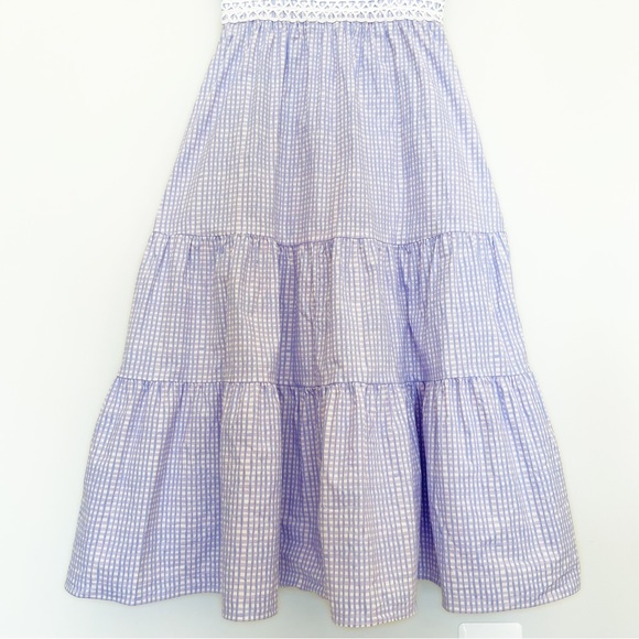 Lilly Pulitzer Olivet Stretch Midi Dress in Light Lilac Verbena Gingham - Picture 14 of 16